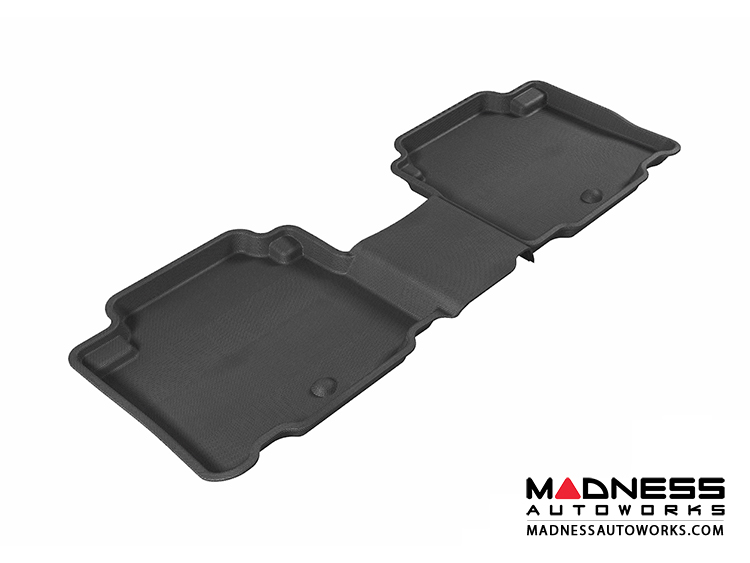 Hyundai Veracruz Floor Mat - Rear - Black by 3D MAXpider